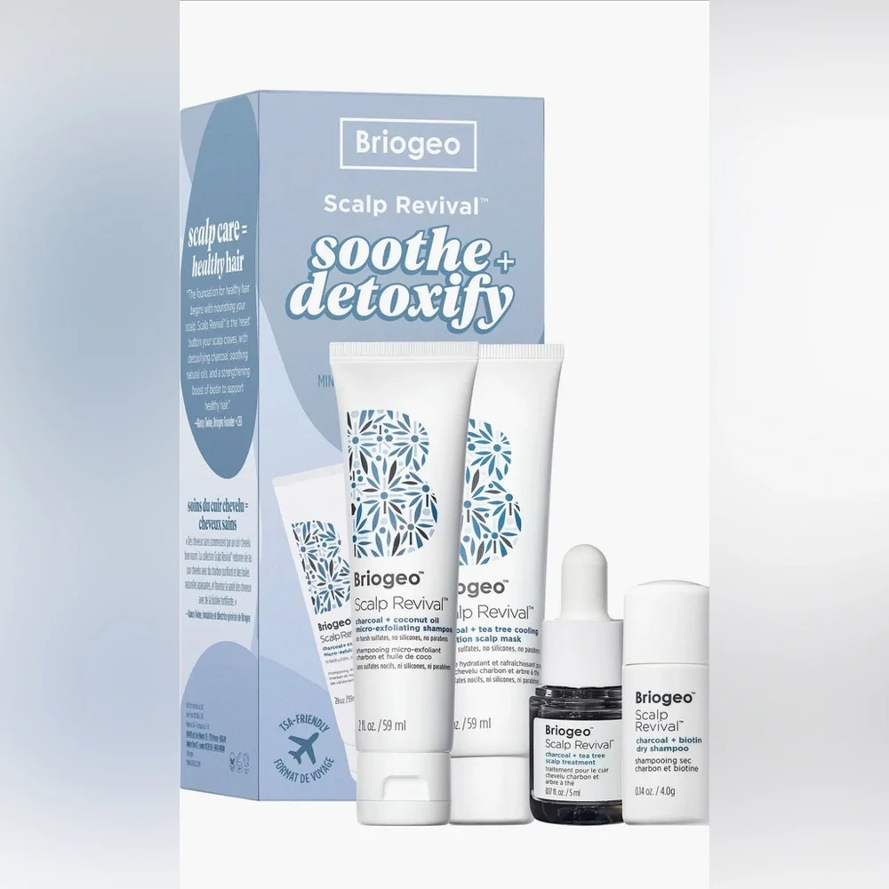 Briogeo Scalp Revival Soothe + Detoxify Set - New